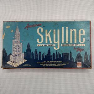 American Skyline Plastic Construction Set Elgo # 93 original box lots of pieces